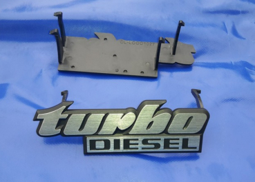 Schriftzug Turbo Diesel VW Golf 2